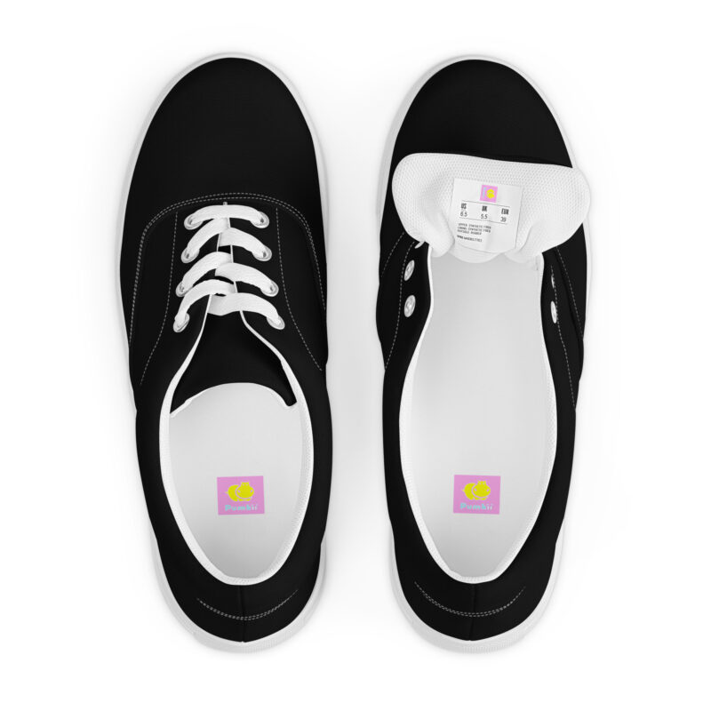Women’s lace-up canvas shoes - Image 3