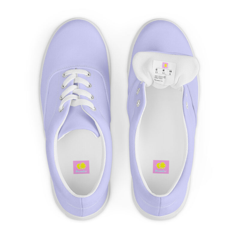 Women’s lace-up canvas shoes - Image 3