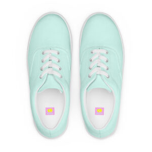 Women’s lace-up canvas shoes
