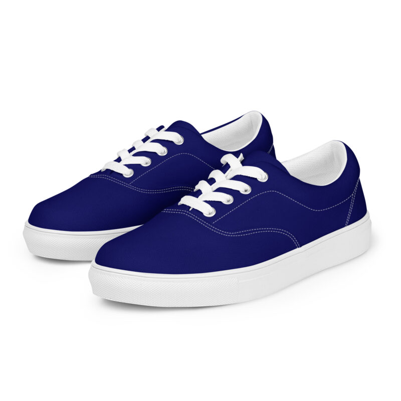 Women’s lace-up canvas shoes - Image 2