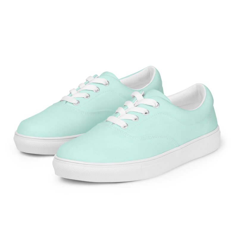 Women’s lace-up canvas shoes - Image 2