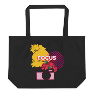 Large organic tote bag