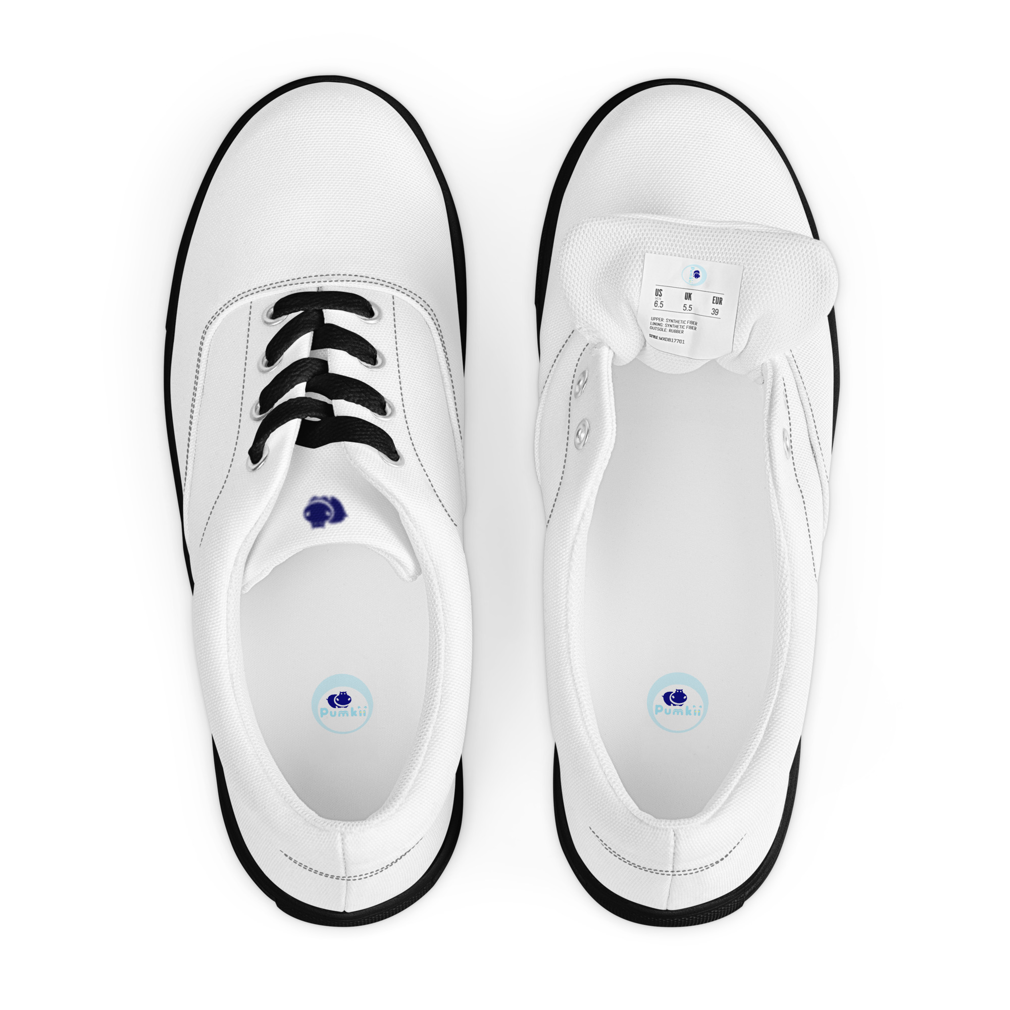 Men’s lace-up canvas shoes - Image 4