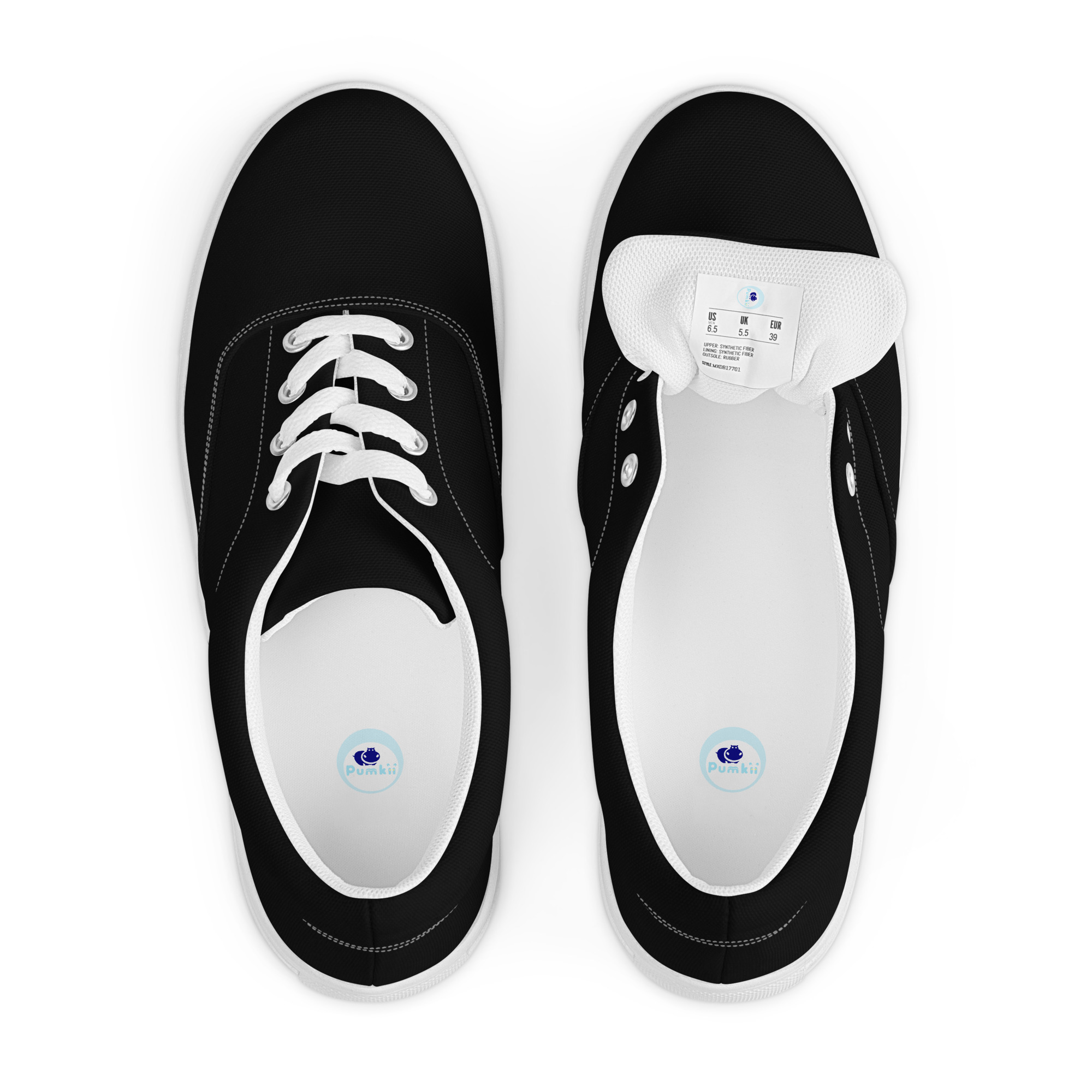 Men’s lace-up canvas shoes - Image 4