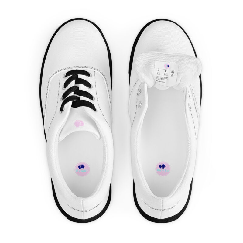 Women’s lace-up canvas shoes - Image 4