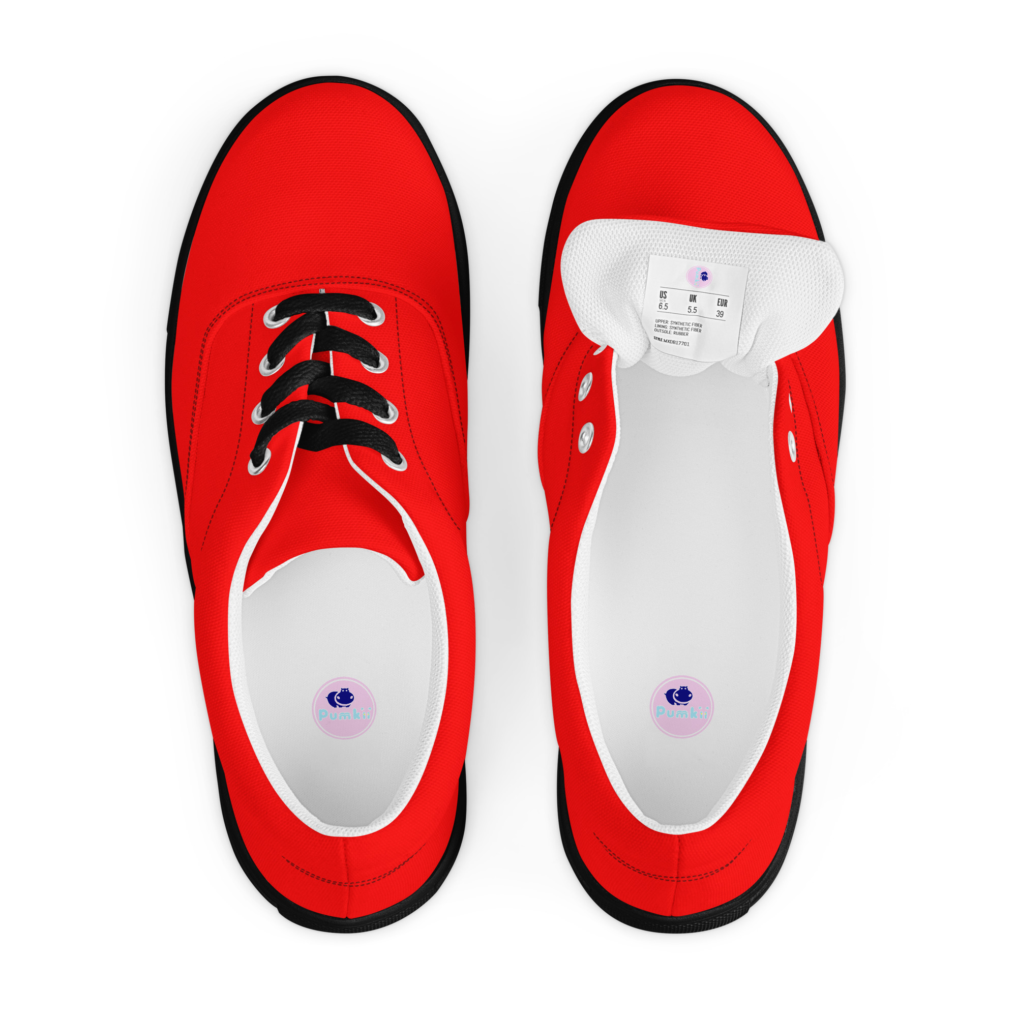 Women’s lace-up canvas shoes - Image 4