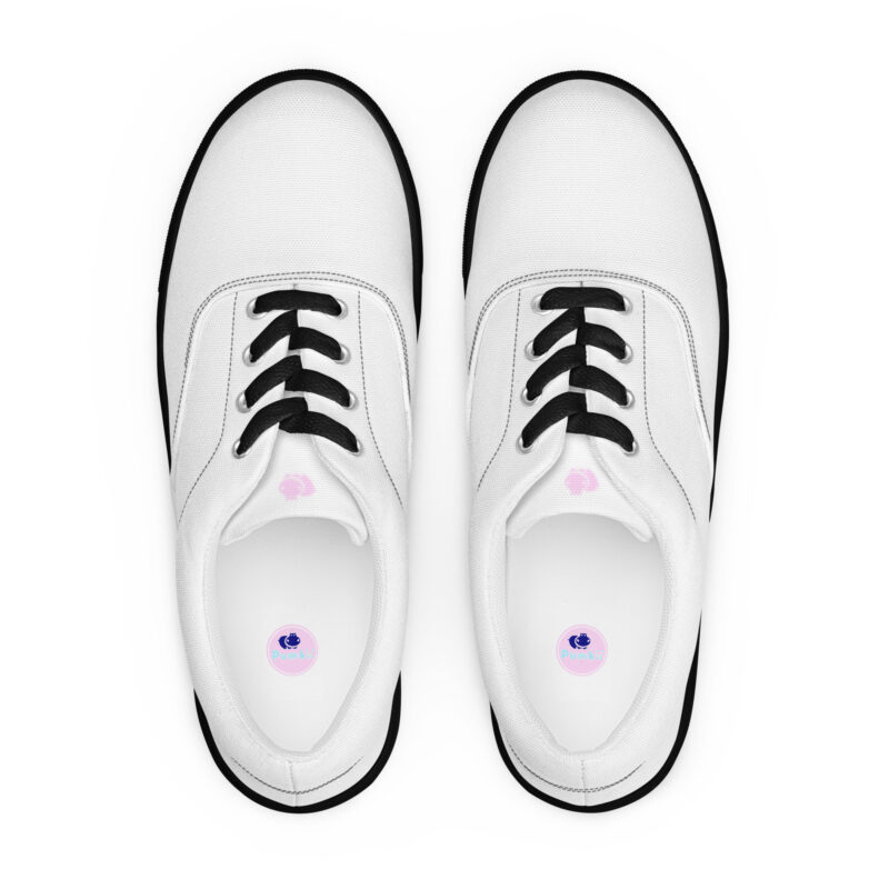 Women’s lace-up canvas shoes