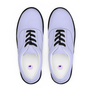 Women’s lace-up canvas shoes