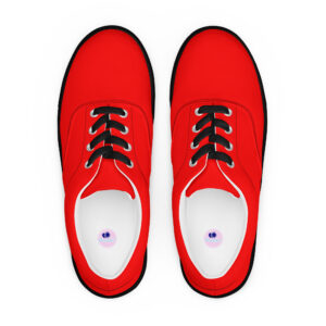Women’s lace-up canvas shoes