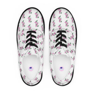 Women’s lace-up canvas shoes