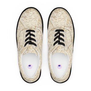 Women’s lace-up canvas shoes