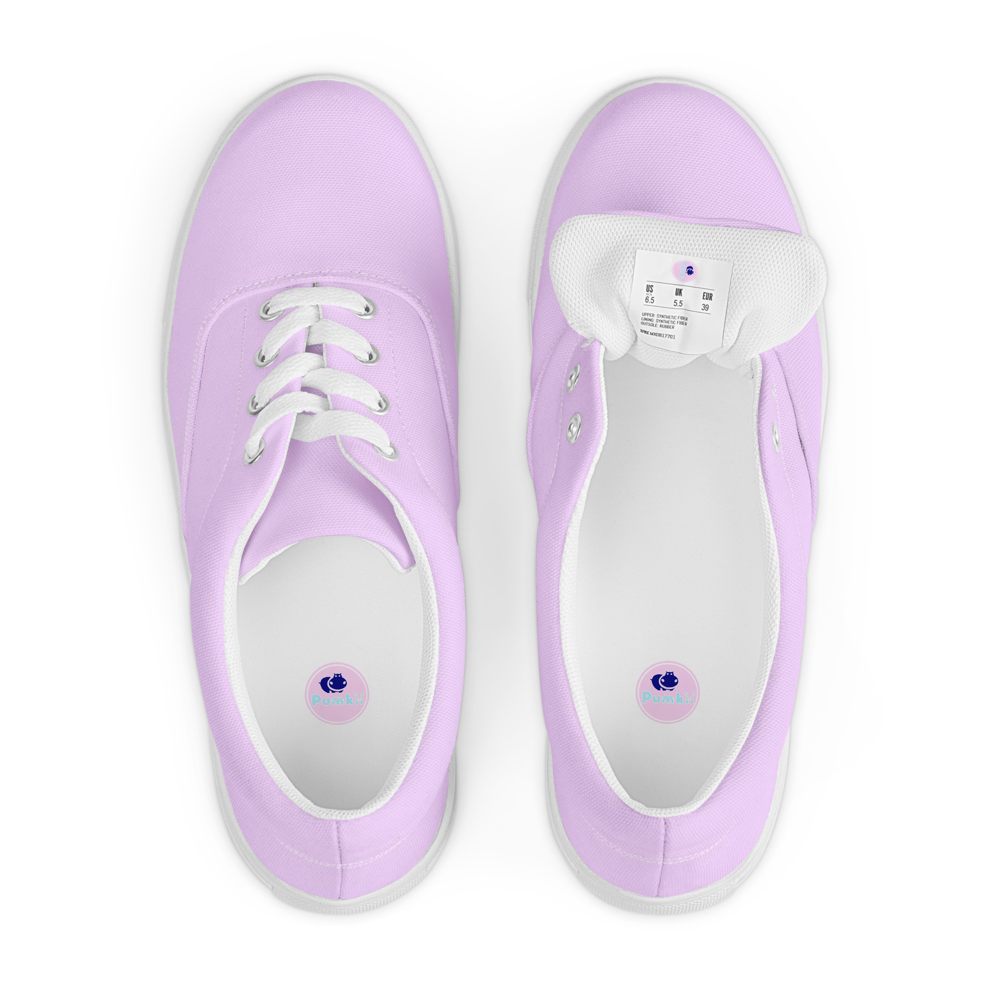 Women’s lace-up canvas shoes - Image 3
