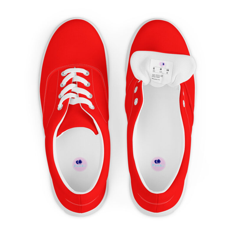 Women’s lace-up canvas shoes - Image 3