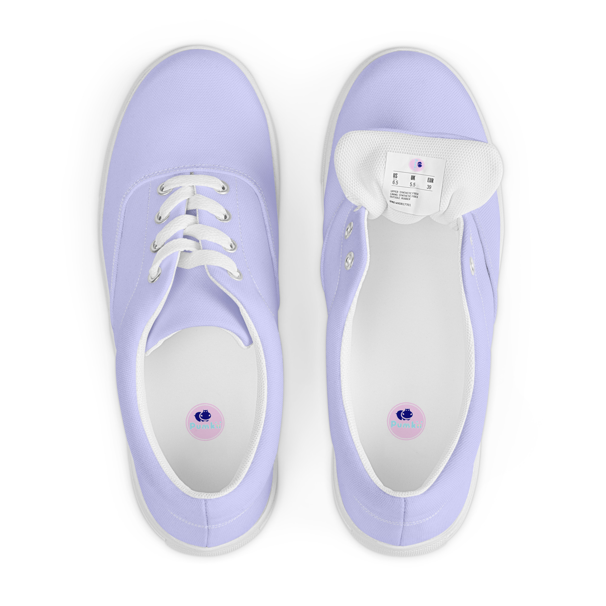 Women’s lace-up canvas shoes - Image 3