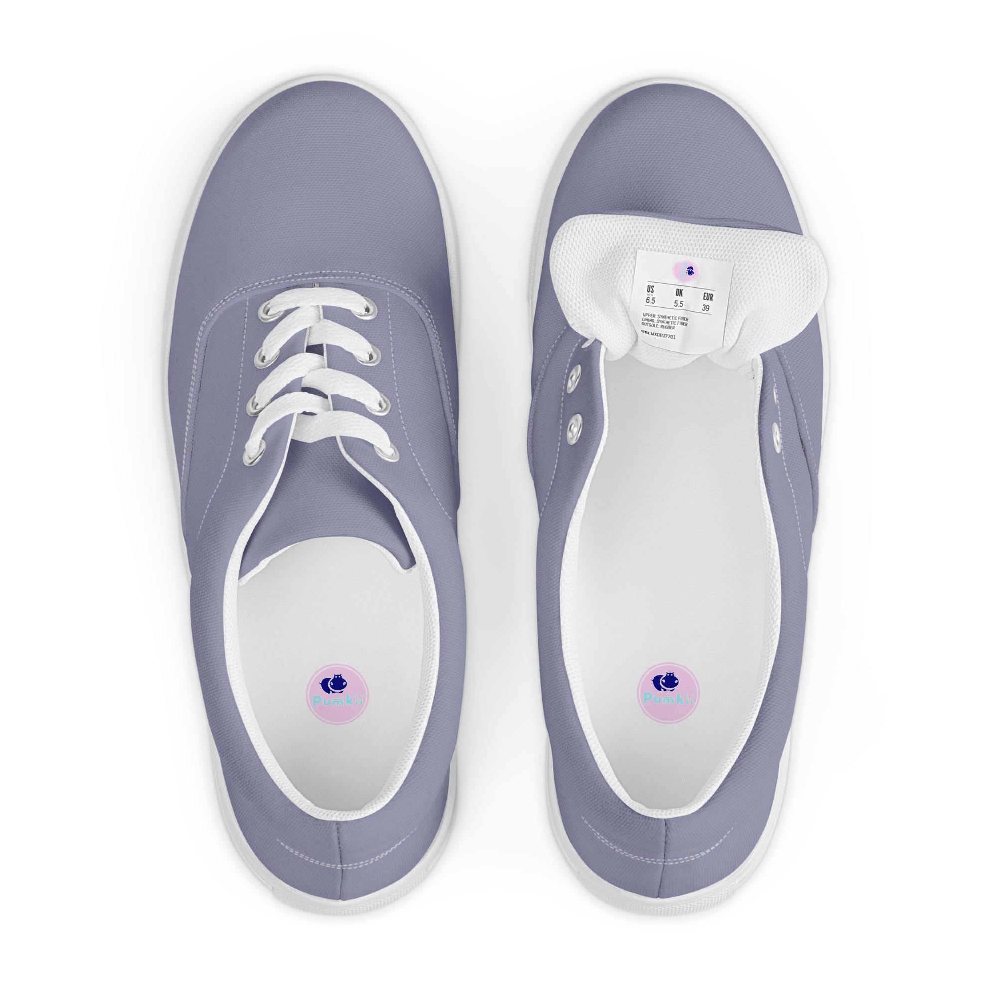 Women’s lace-up canvas shoes - Image 3