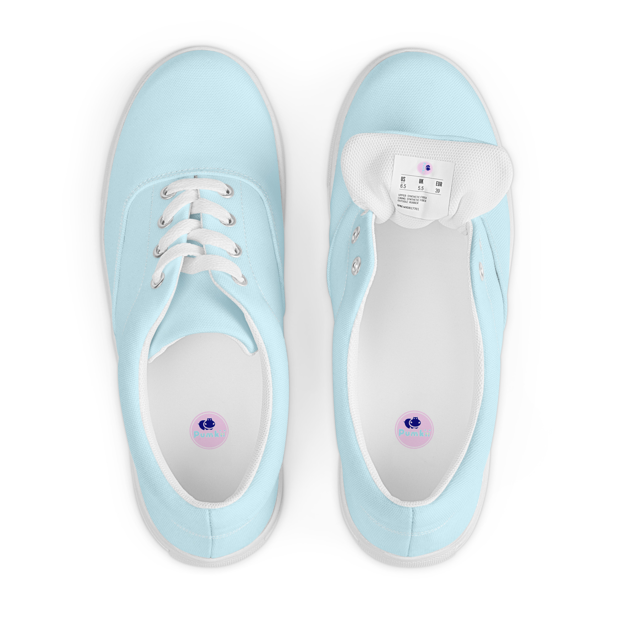 Women’s lace-up canvas shoes - Image 3