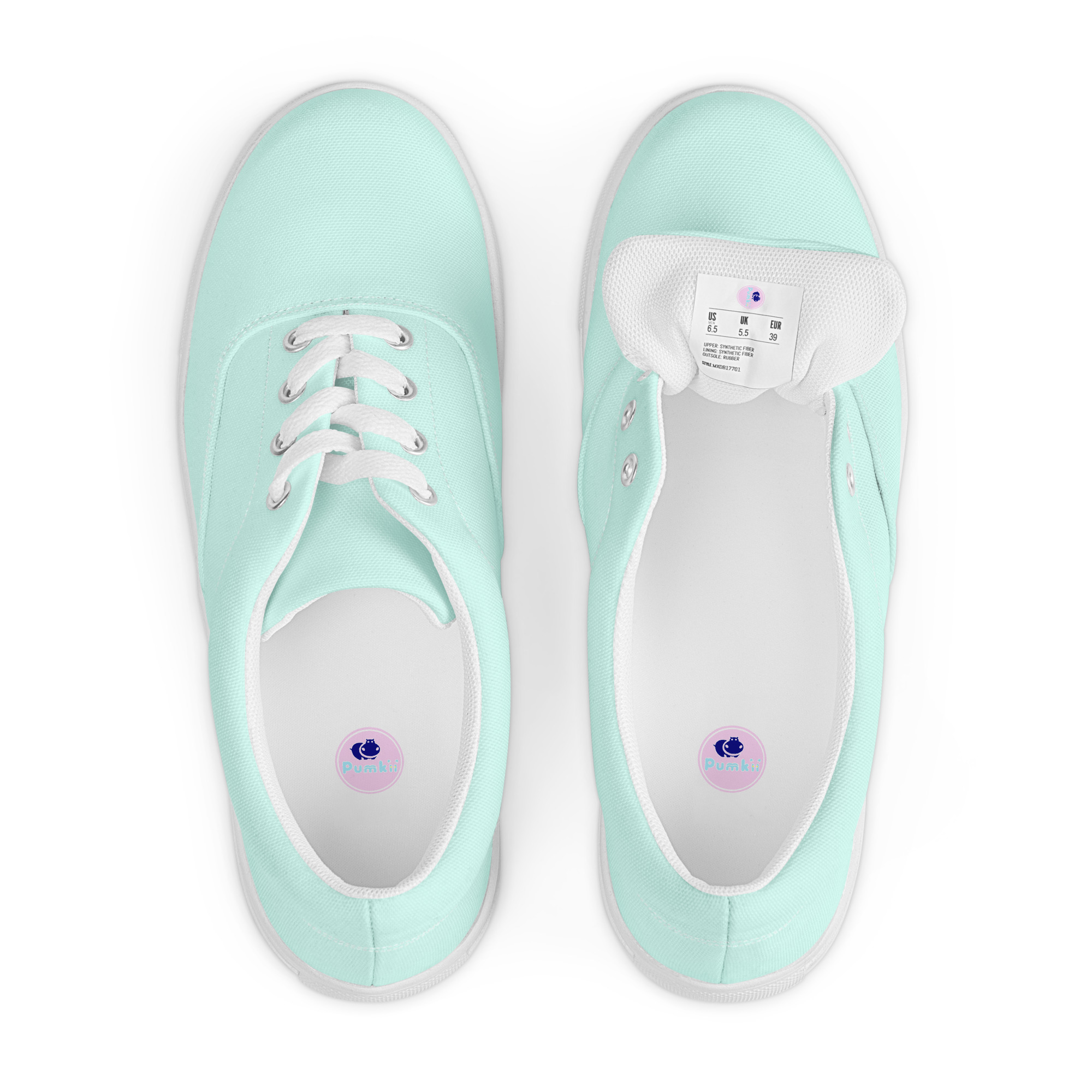 Women’s lace-up canvas shoes - Image 3