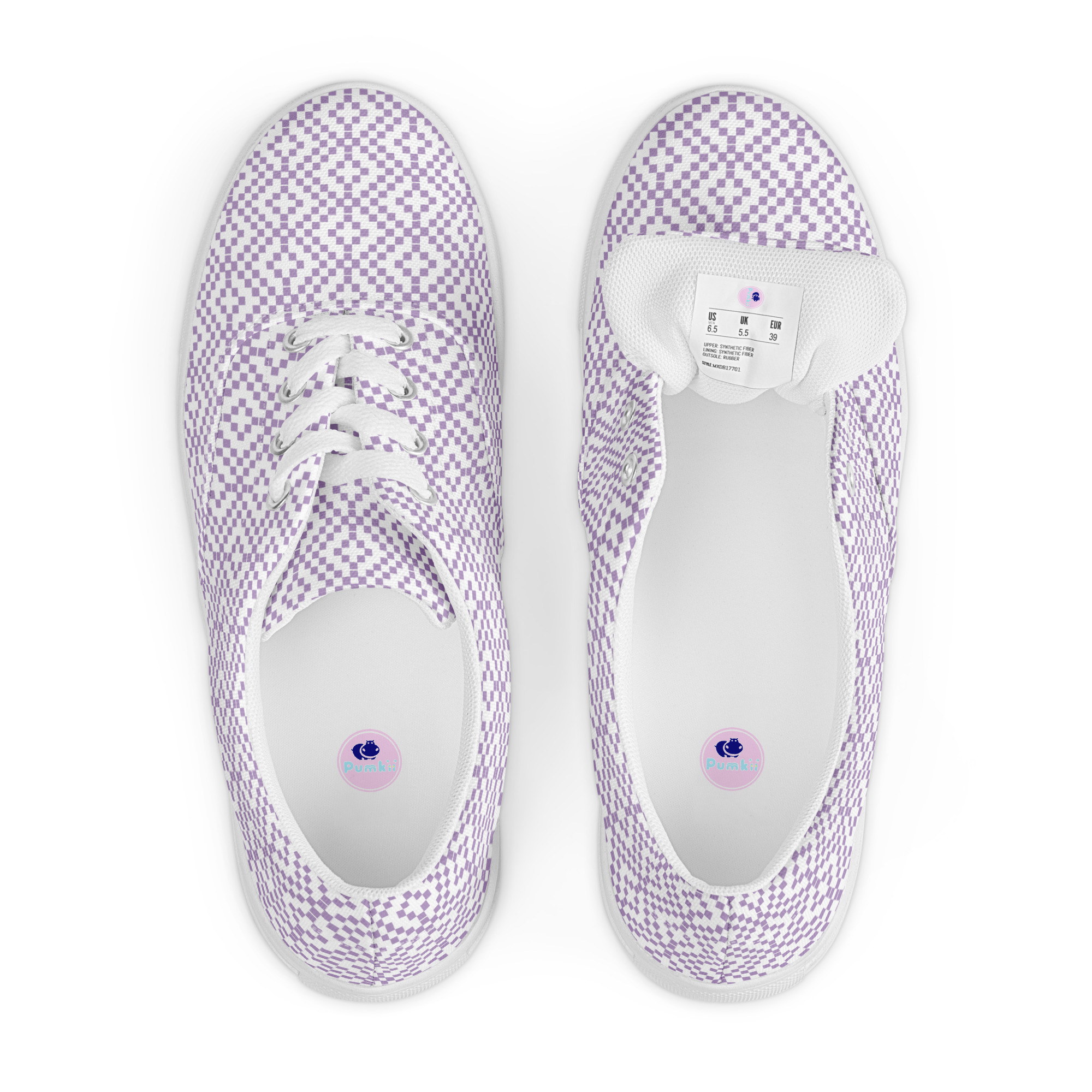 Women’s lace-up canvas shoes - Image 3