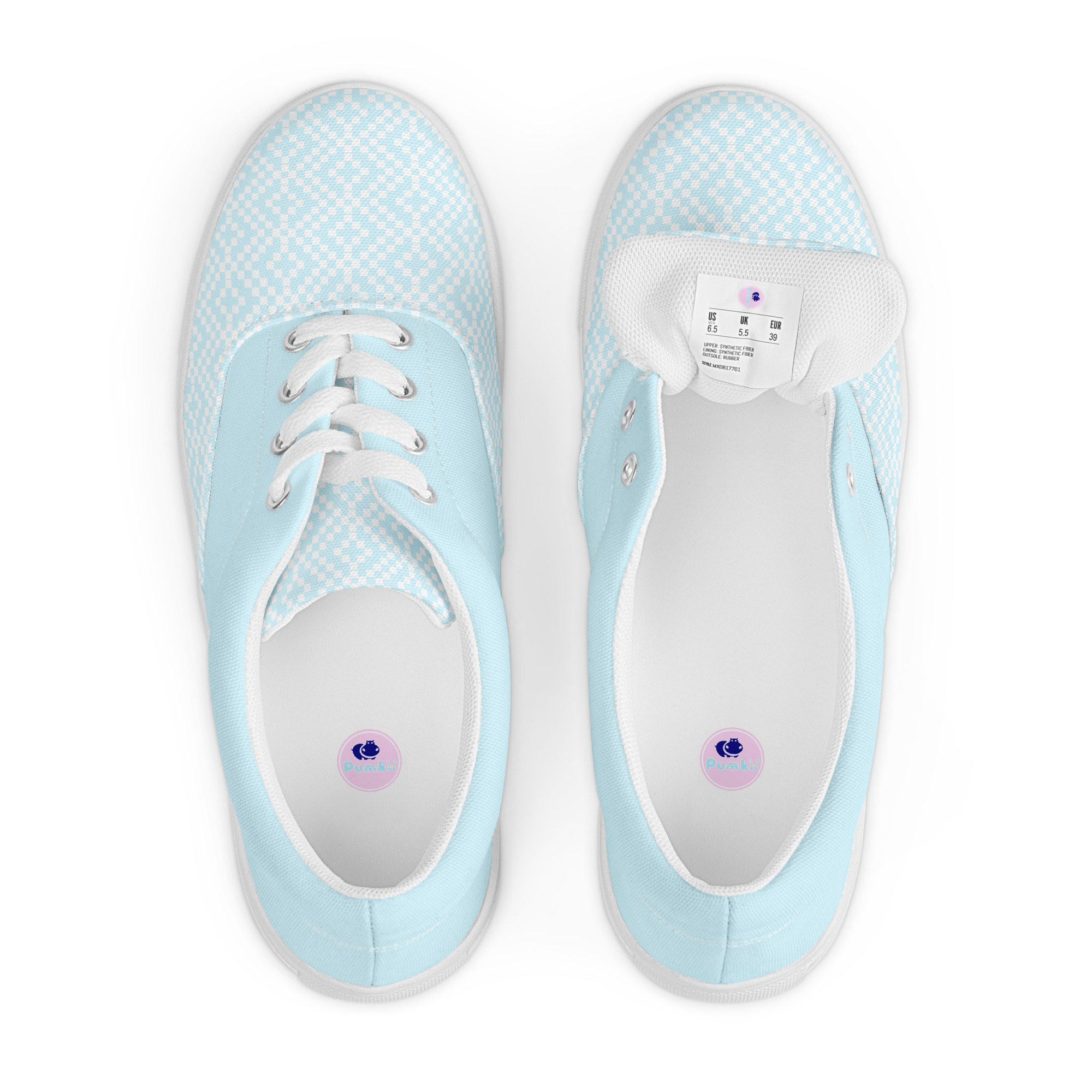 Women’s lace-up canvas shoes - Image 3
