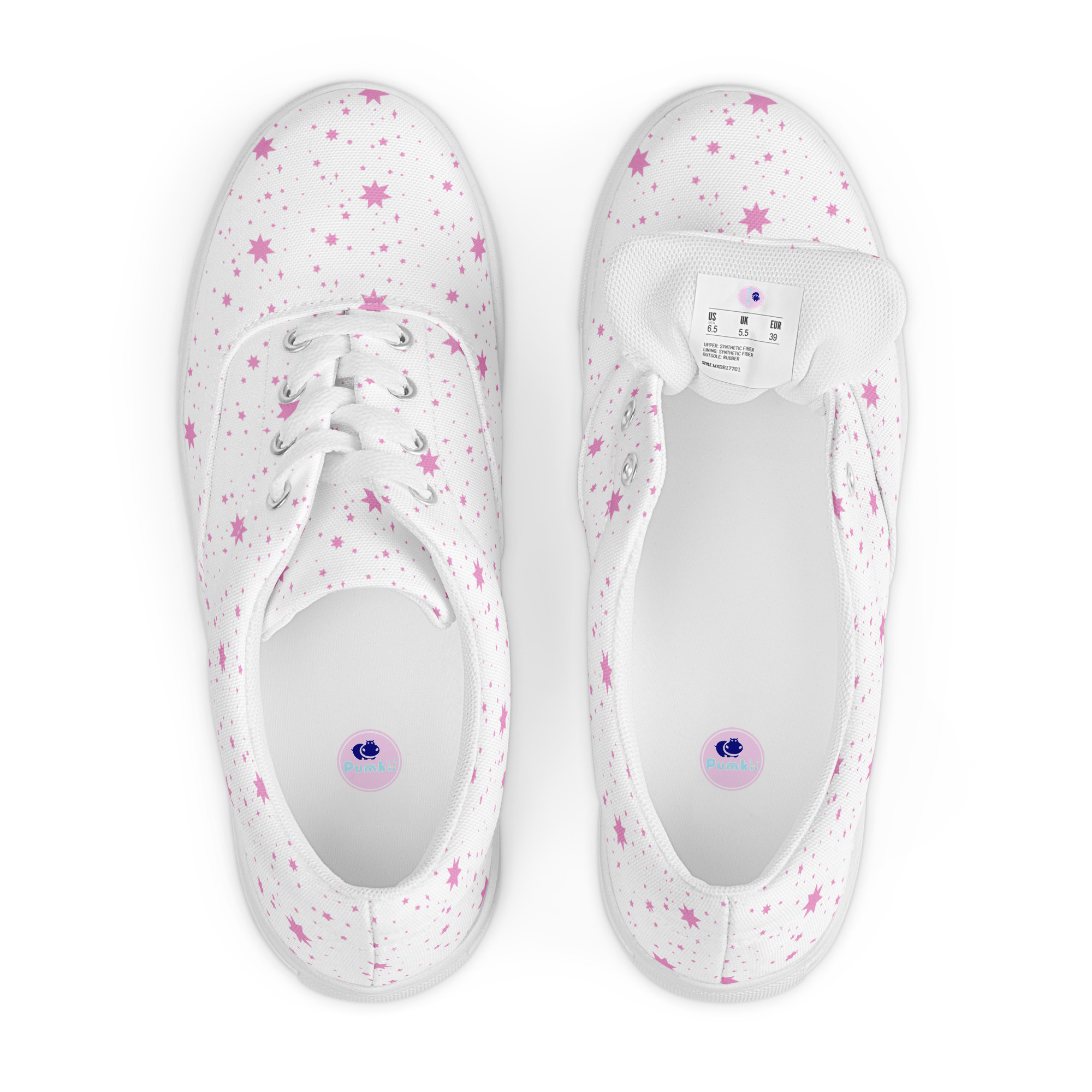 Women’s lace-up canvas shoes - Image 3