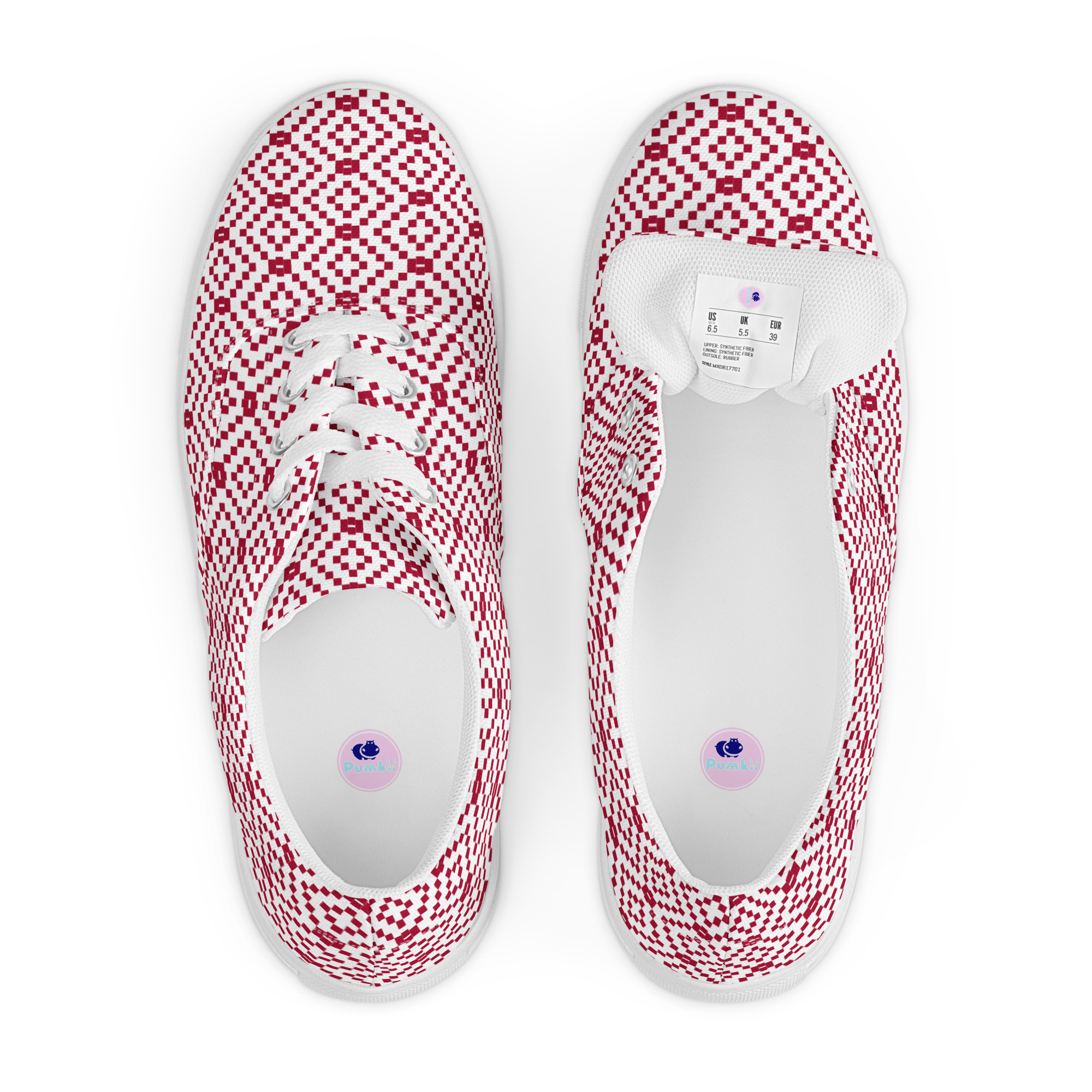 Women’s lace-up canvas shoes - Image 3