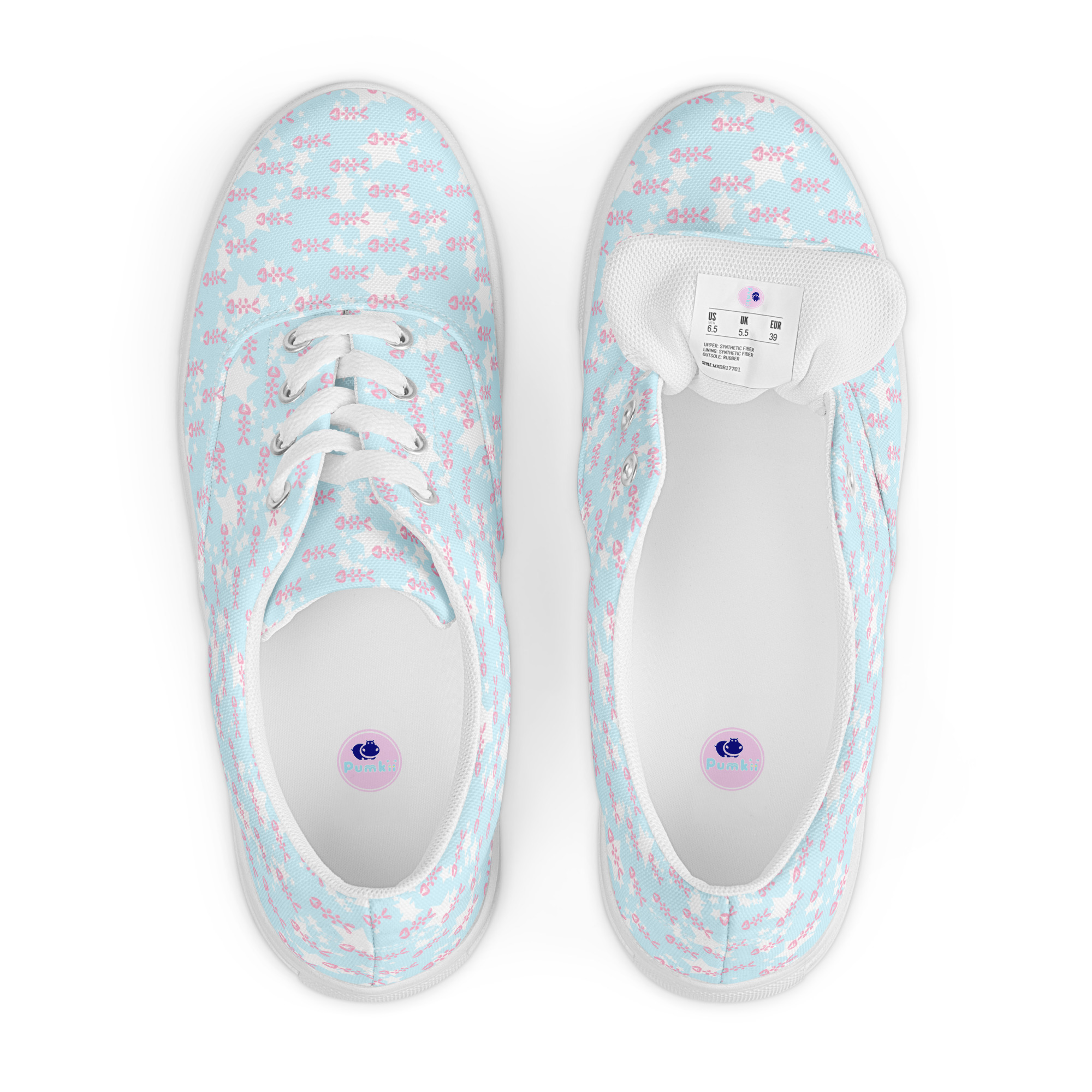 Women’s lace-up canvas shoes - Image 3