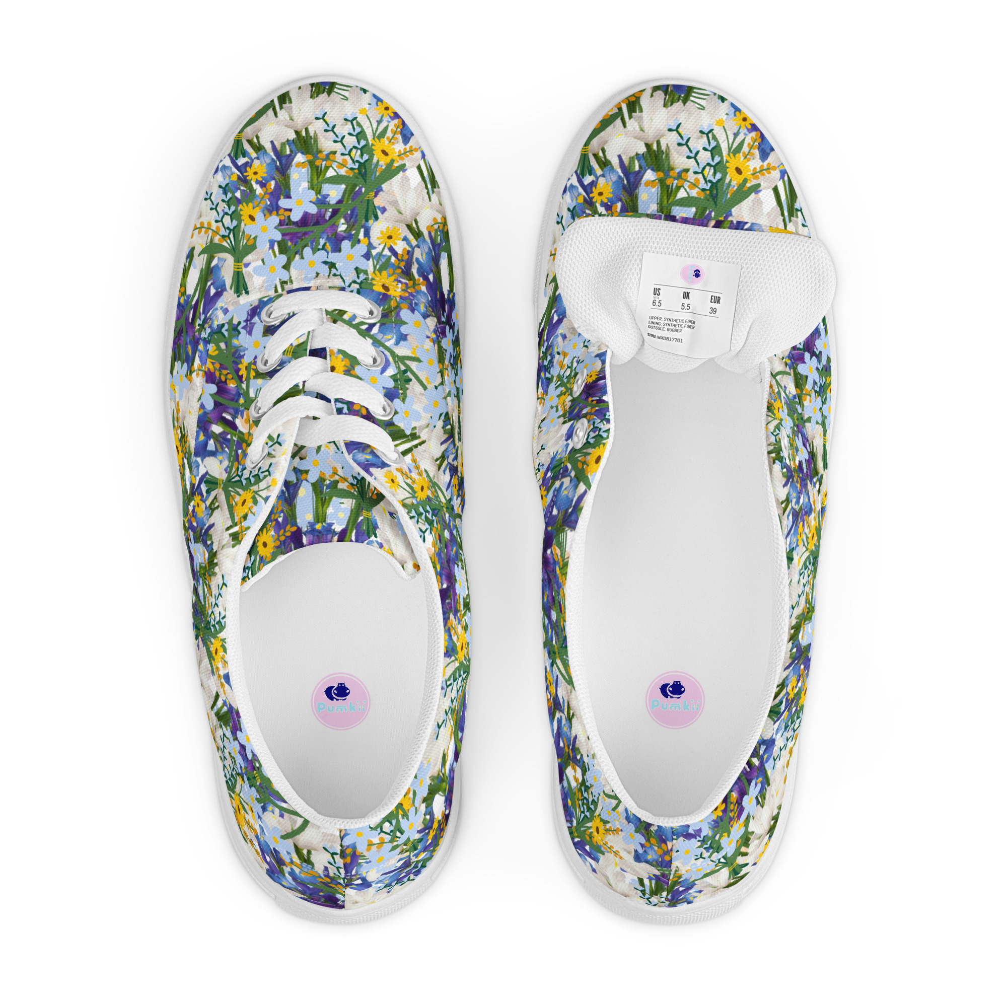 Women’s lace-up canvas shoes - Image 3
