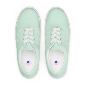Women’s lace-up canvas shoes