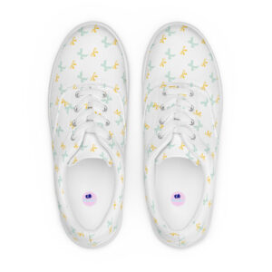 Women’s lace-up canvas shoes