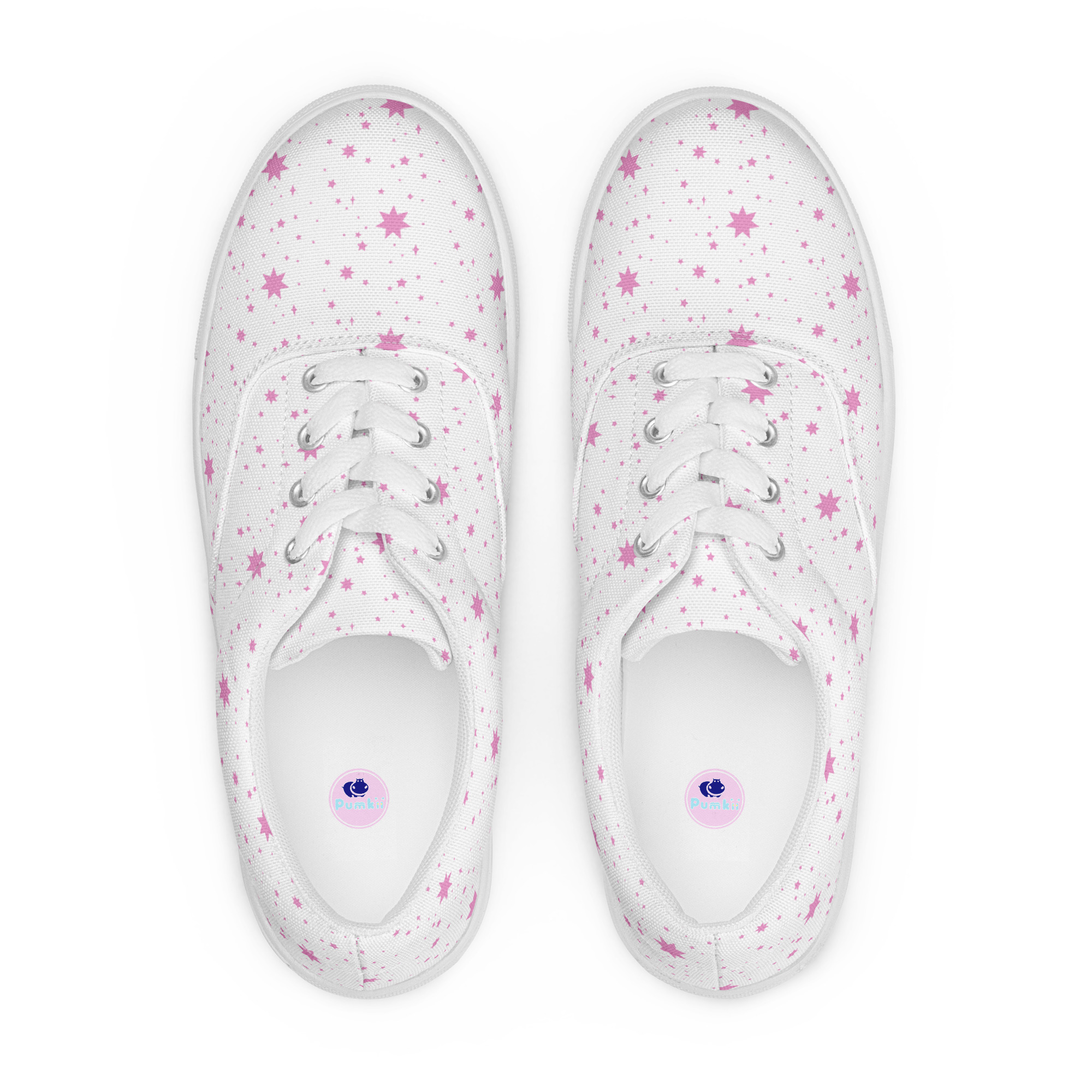 Women’s lace-up canvas shoes