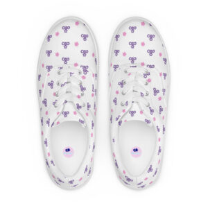 Women’s lace-up canvas shoes