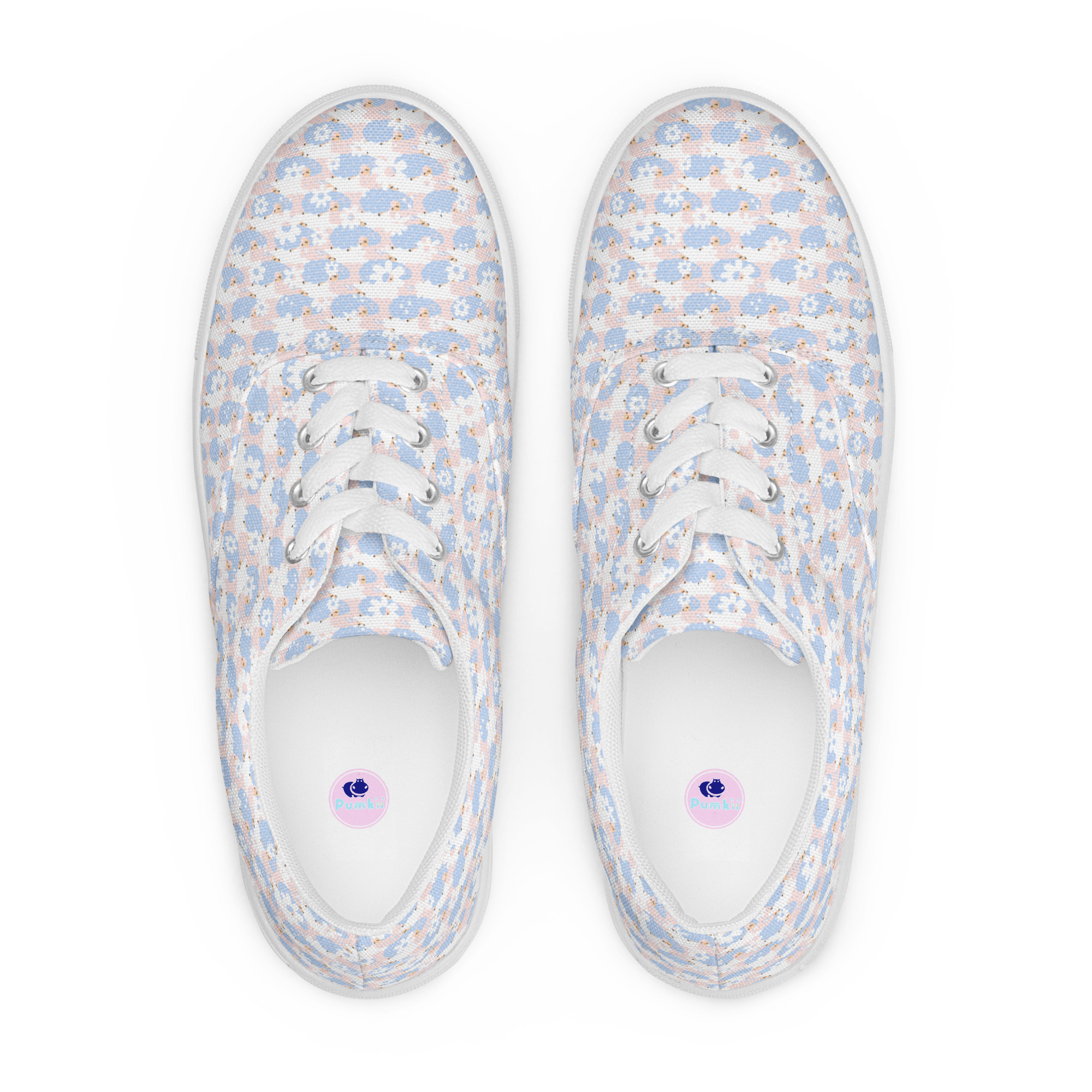 Women’s lace-up canvas shoes