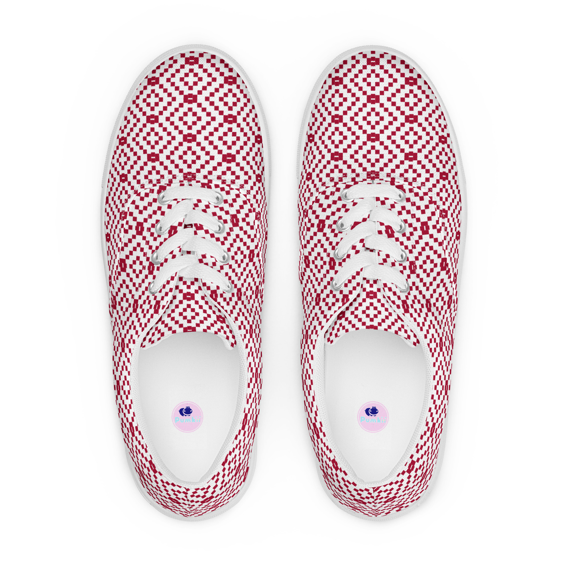 Women’s lace-up canvas shoes