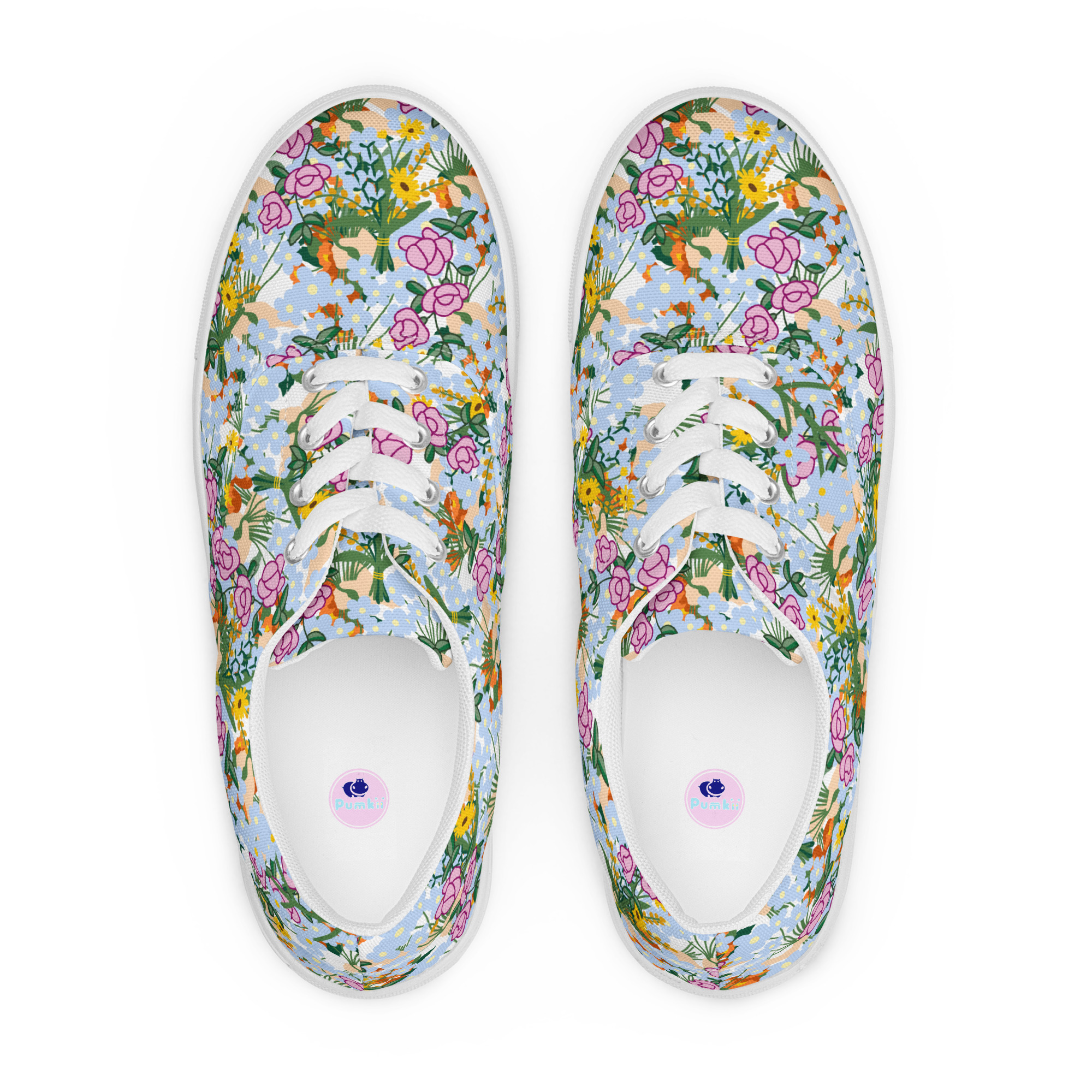 Women’s lace-up canvas shoes