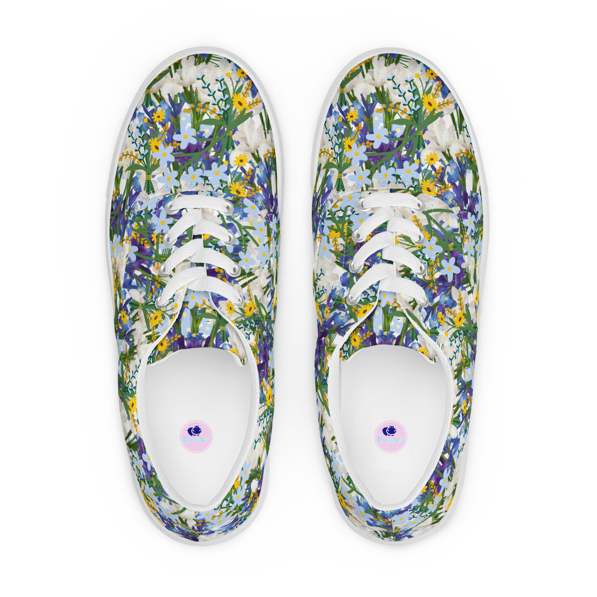 Women’s lace-up canvas shoes