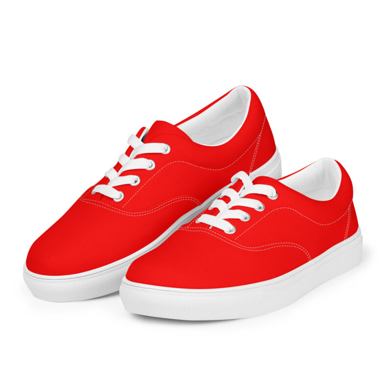 Women’s lace-up canvas shoes - Image 5
