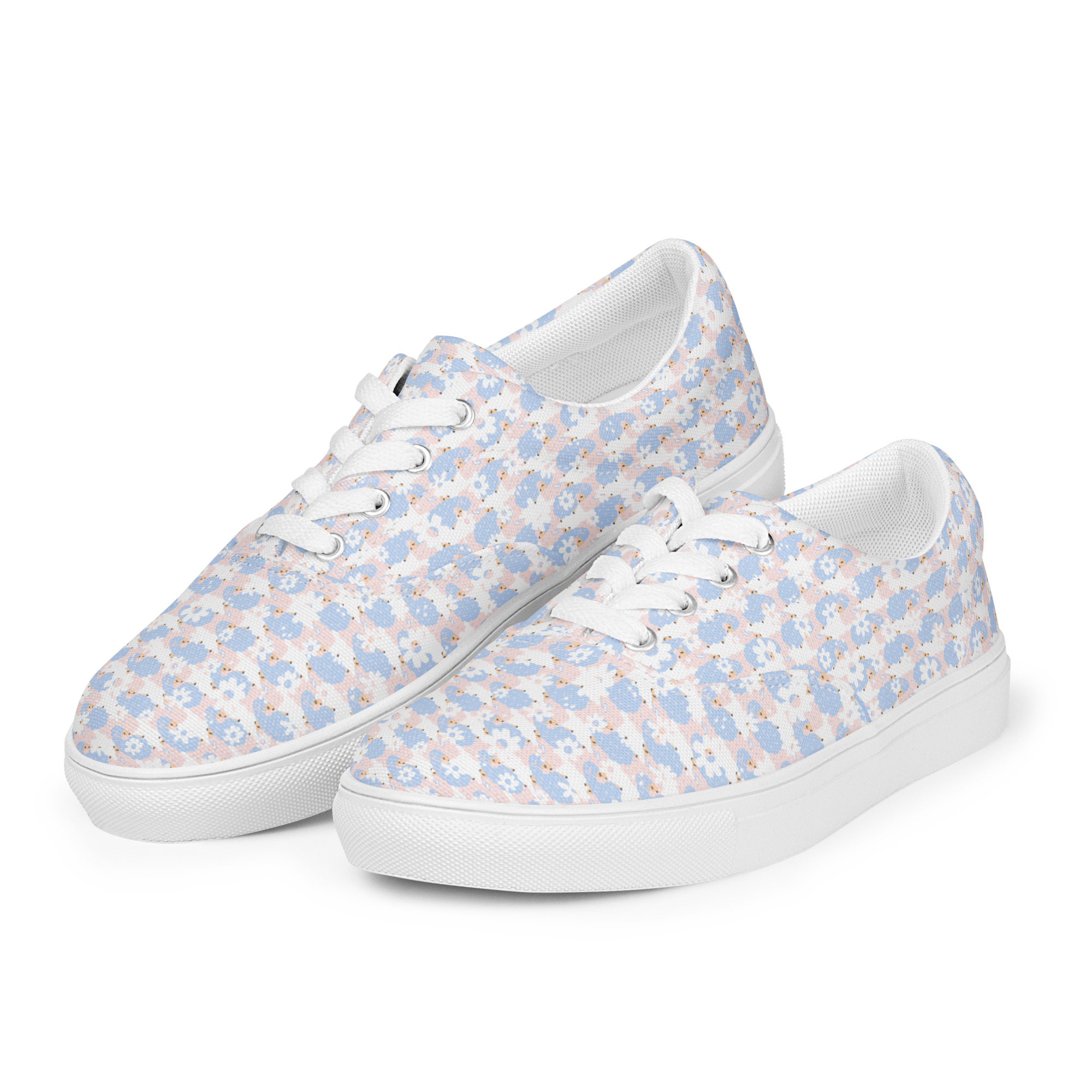 Women’s lace-up canvas shoes - Image 5