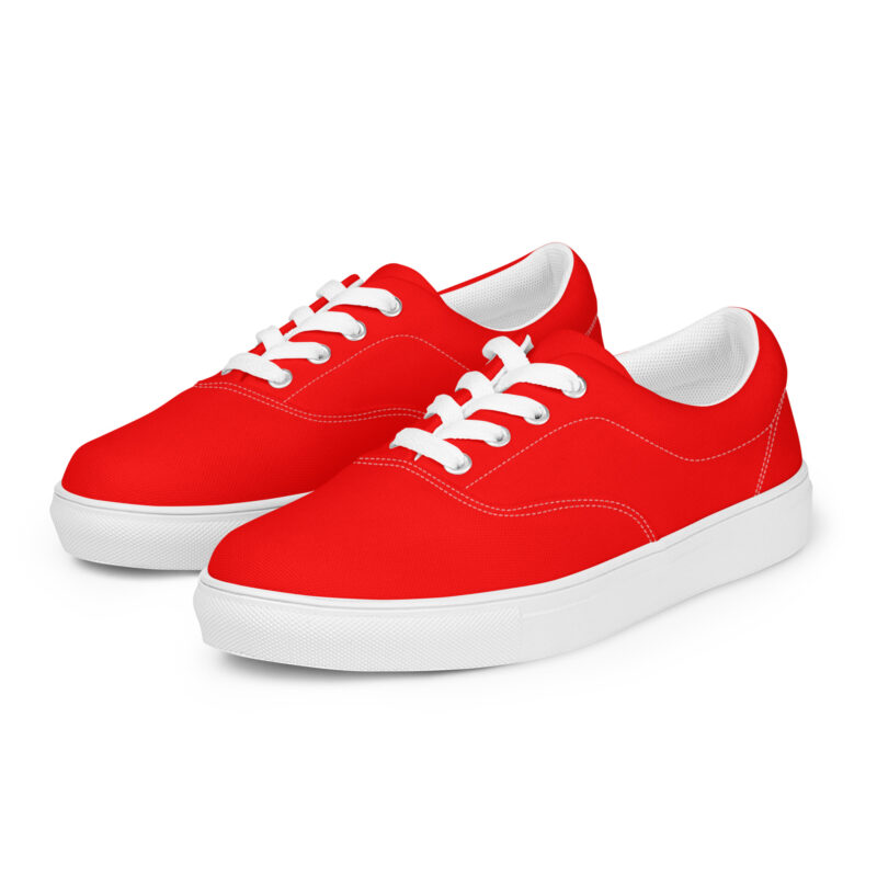 Women’s lace-up canvas shoes - Image 2