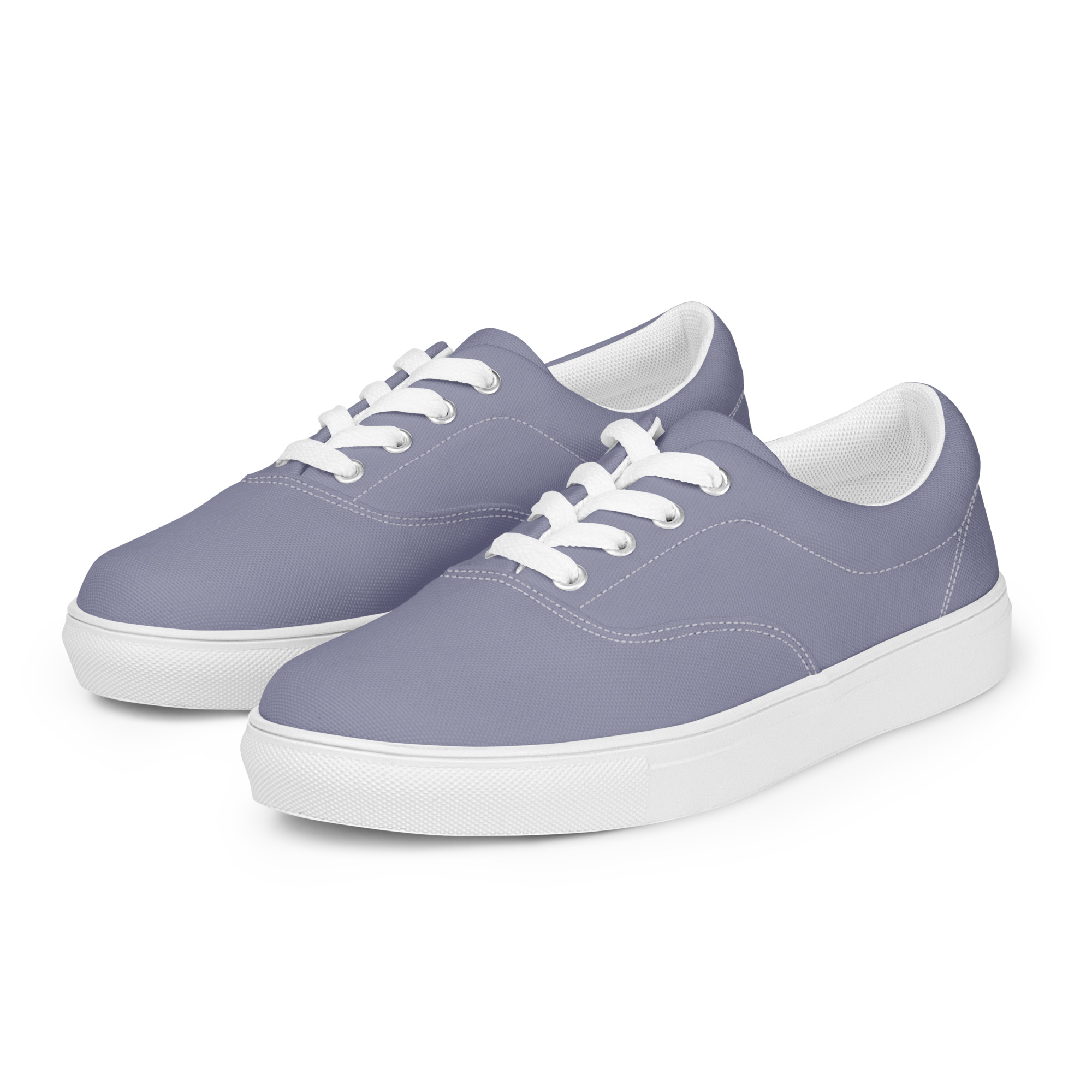 Women’s lace-up canvas shoes - Image 2