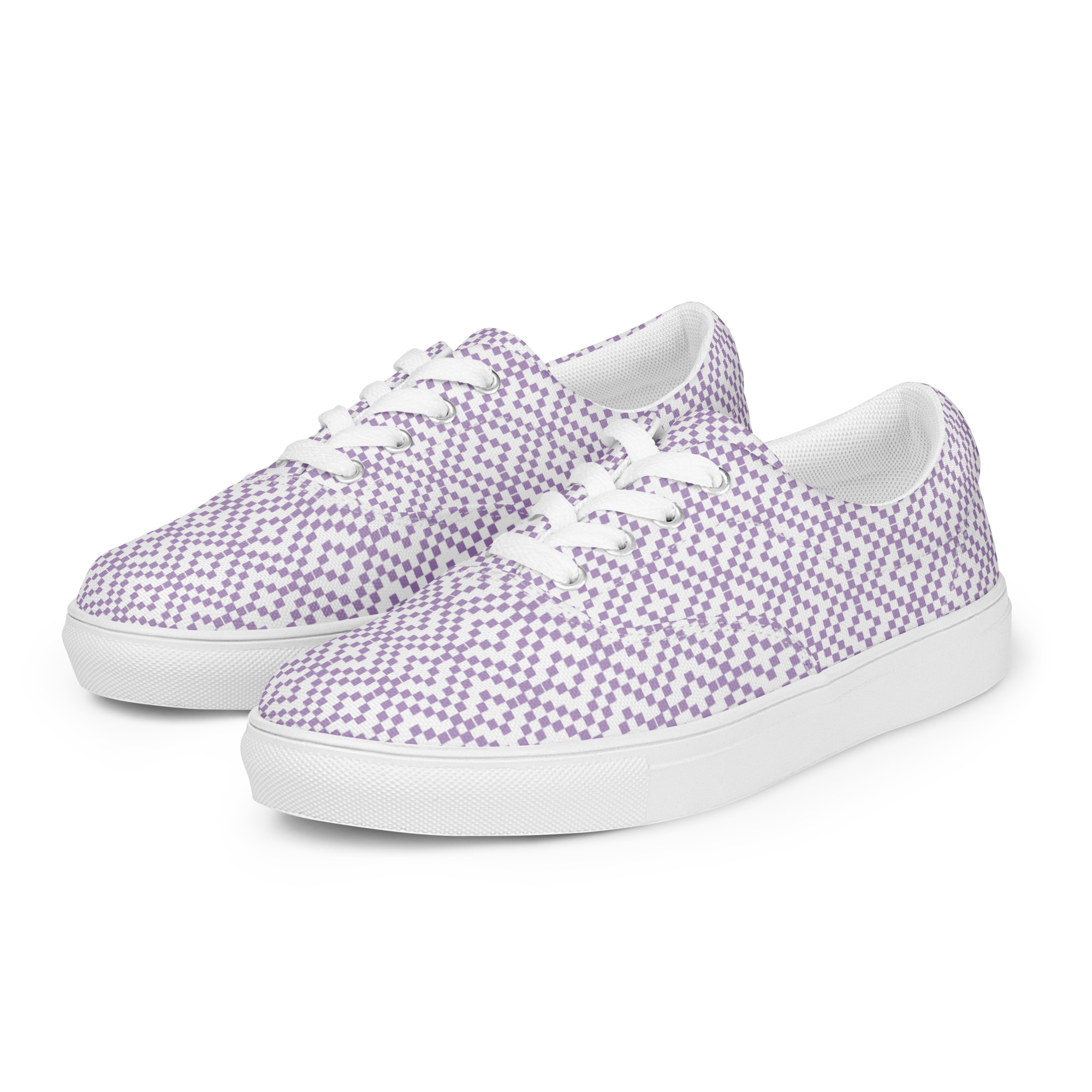 Women’s lace-up canvas shoes - Image 2