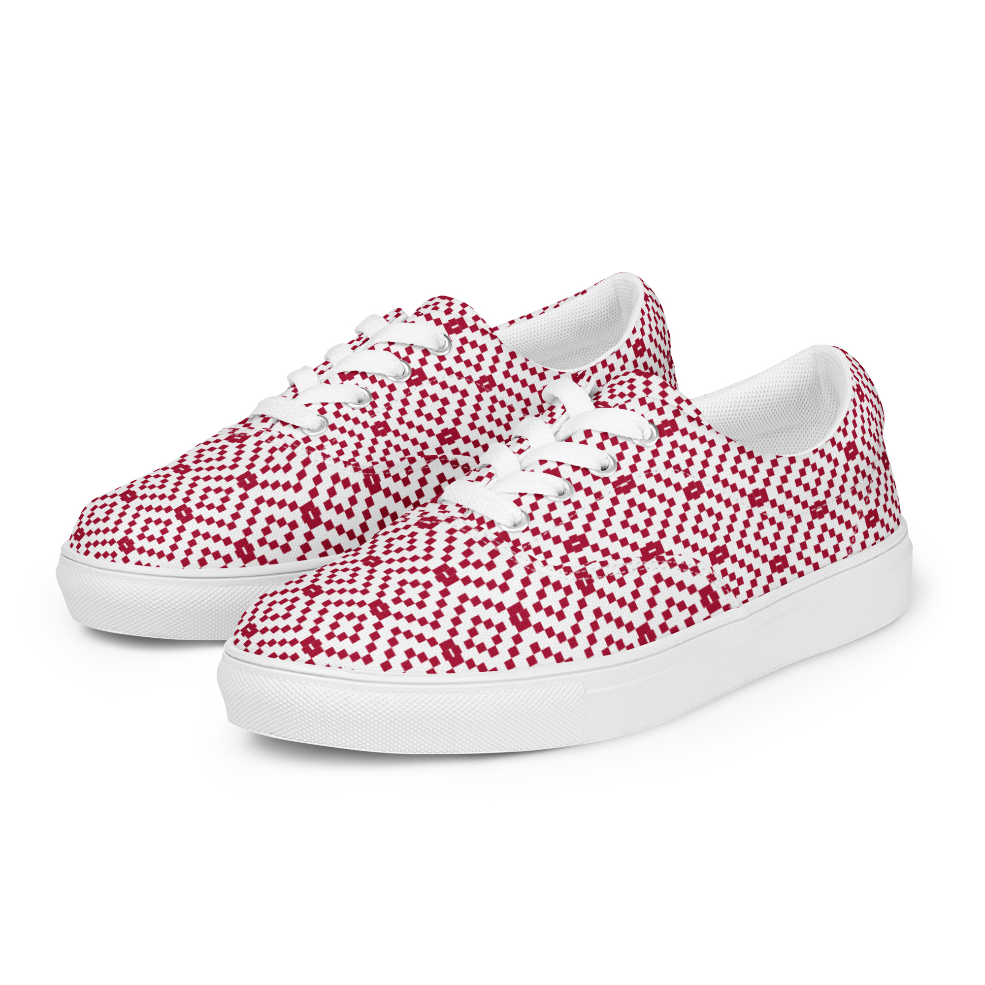 Women’s lace-up canvas shoes - Image 2