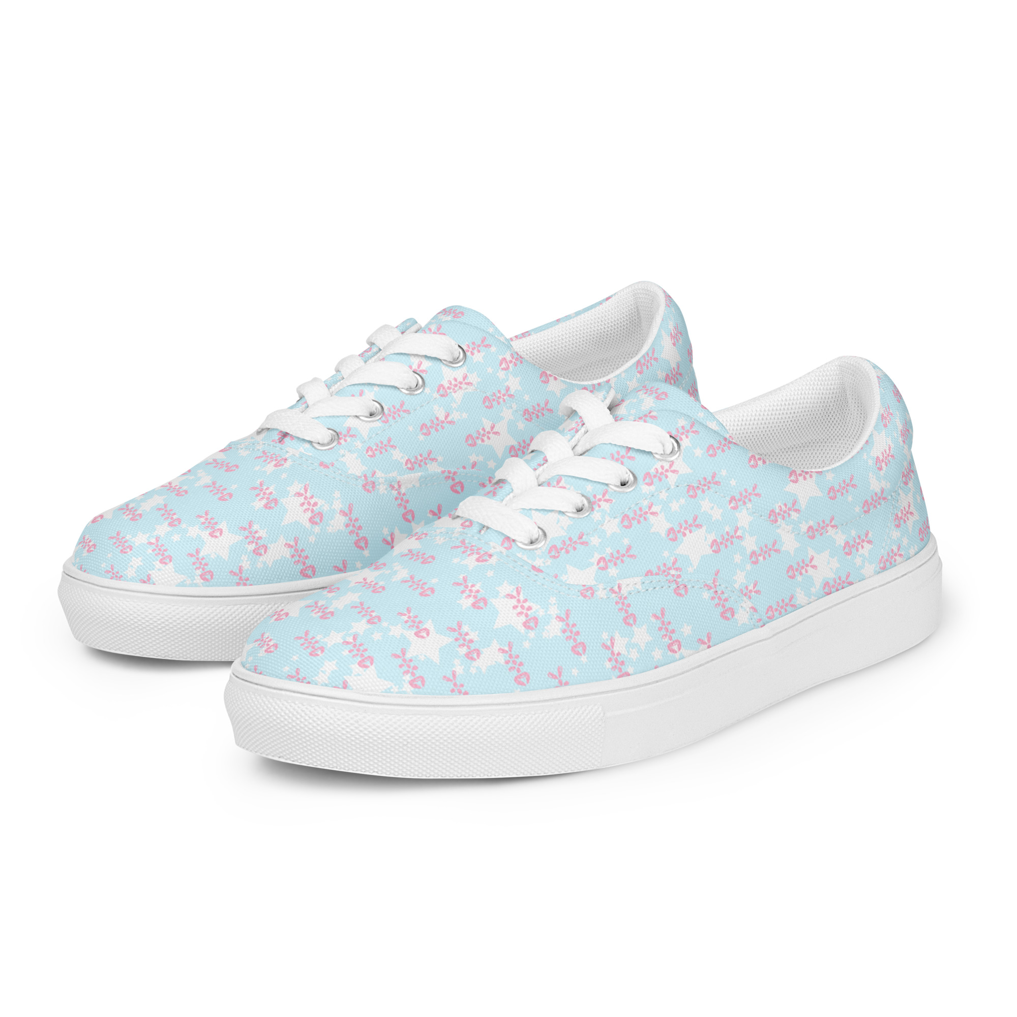 Women’s lace-up canvas shoes - Image 2