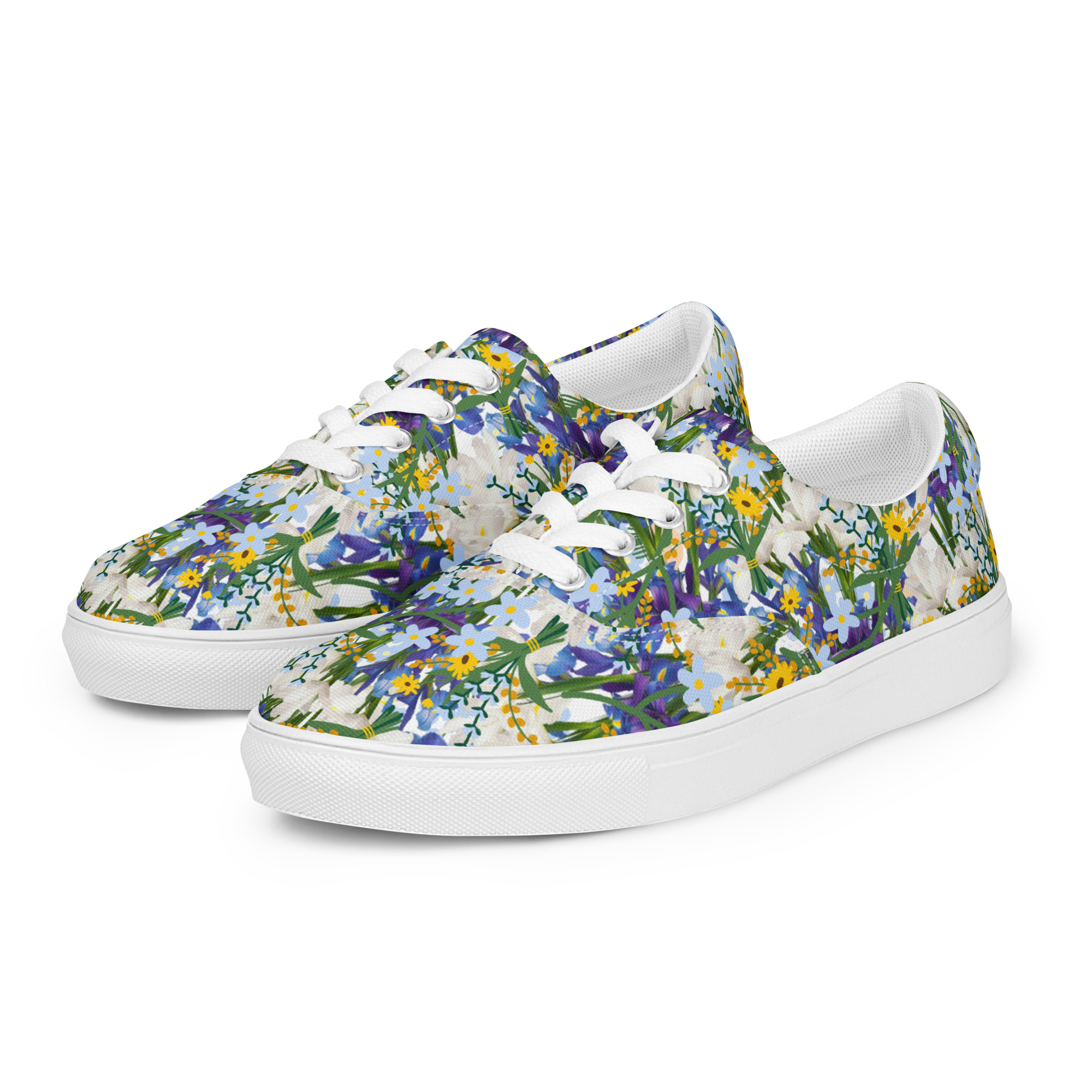 Women’s lace-up canvas shoes - Image 2