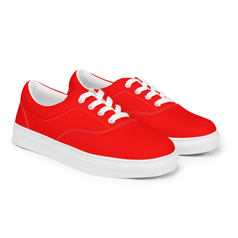 Women’s lace-up canvas shoes - Image 6