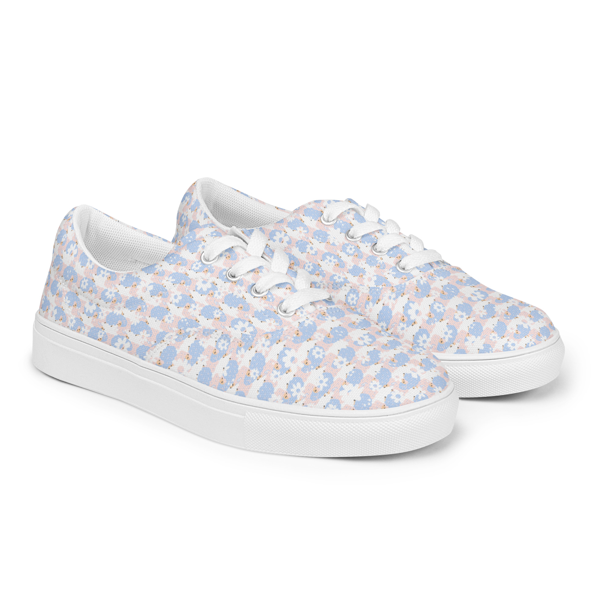 Women’s lace-up canvas shoes - Image 6