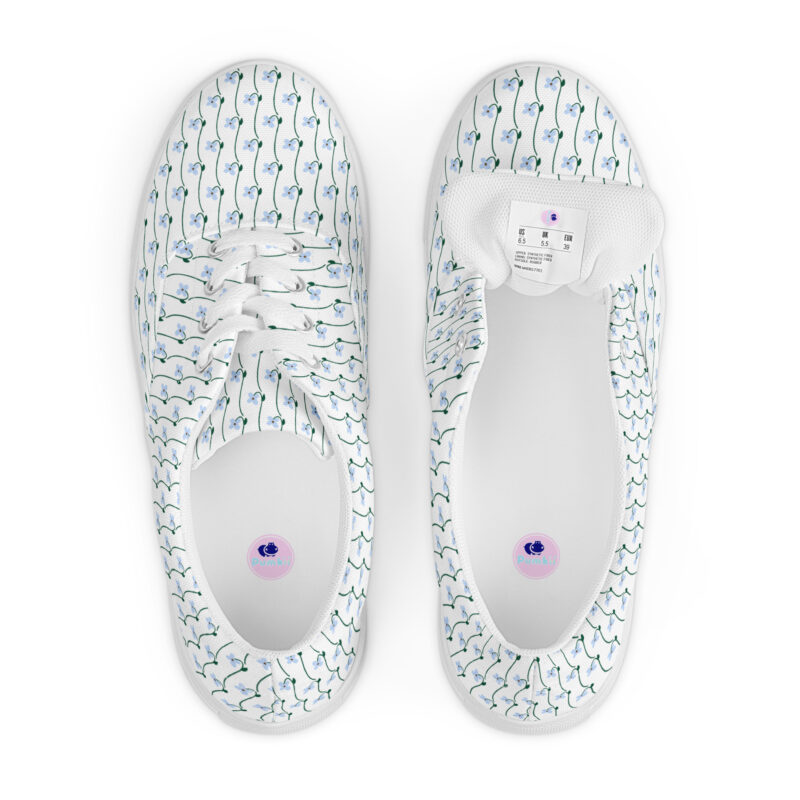 Women’s lace-up canvas shoes - Image 3