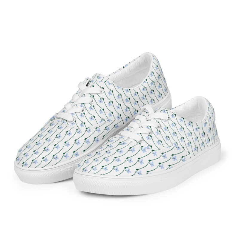 Women’s lace-up canvas shoes - Image 5