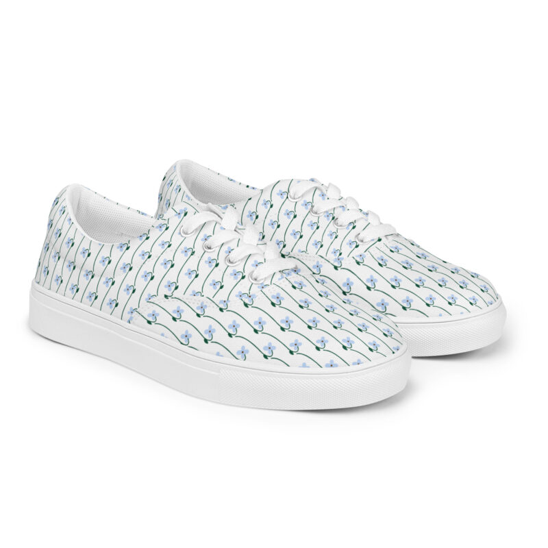 Women’s lace-up canvas shoes - Image 6